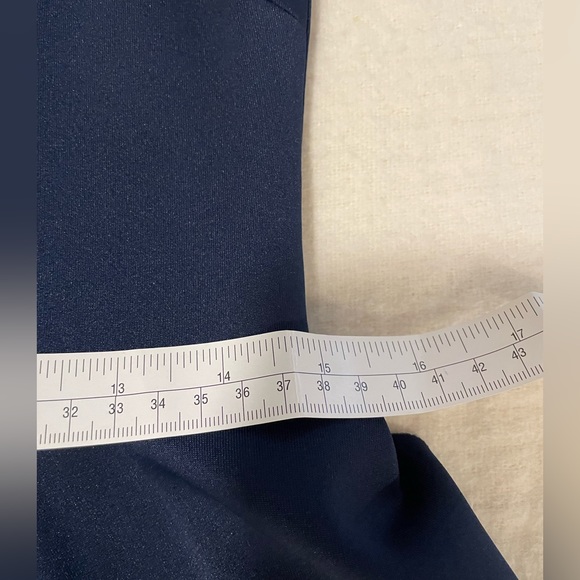 Navy Ruffle Eliza J Dress - Picture 11 of 11